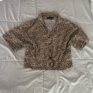 Forever 21 Animal Print Shirt
